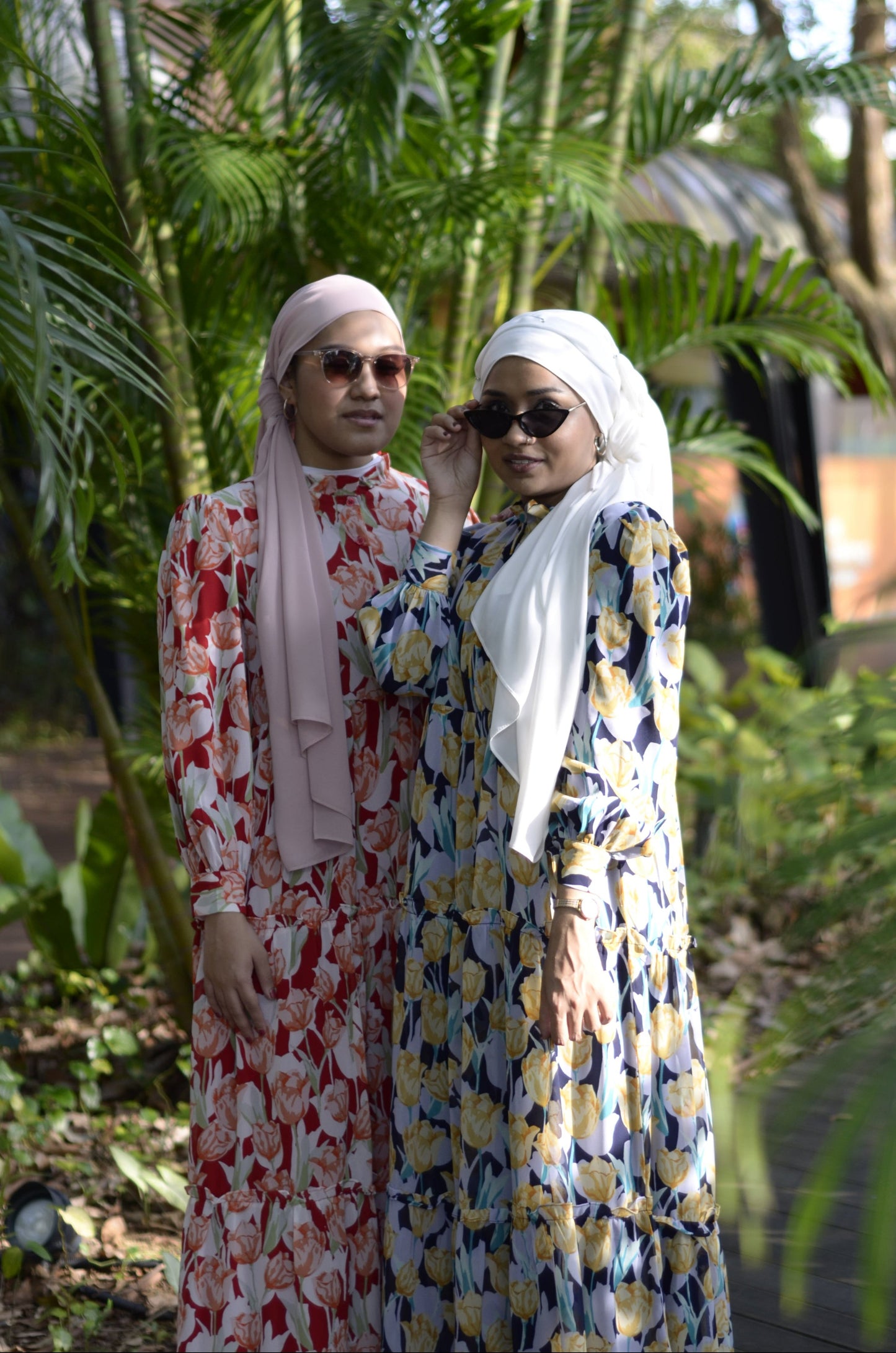 LUNA Chiffon Maxi Dress